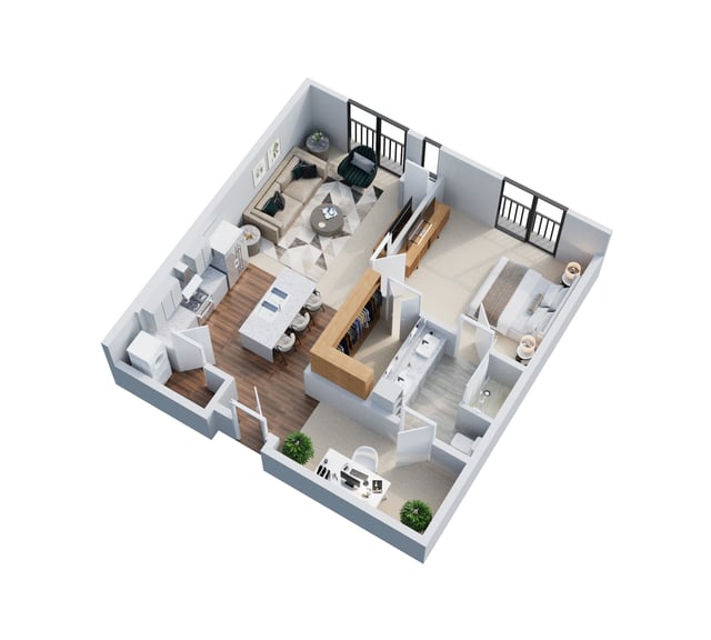 FWLH_IL_Water Oak_1B 1BA+Den_840 sq. ft. (1)